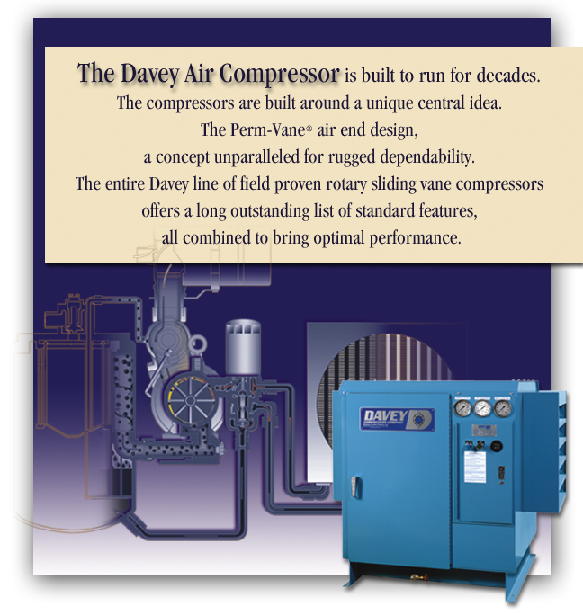 Davey Rotary Vane Air Compressor